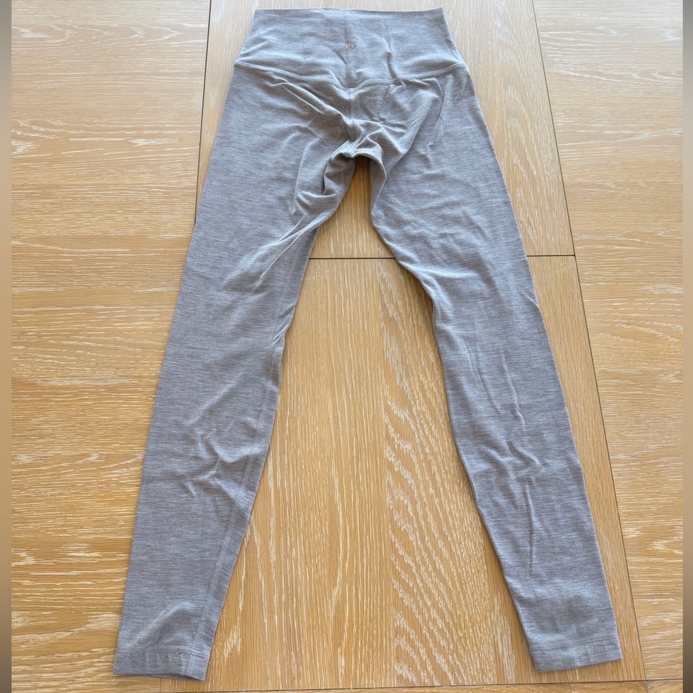 Lululemon athletica Heather Gray High-Waist Align Leggings Size 6 28"